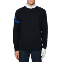 J.Lindeberg Gusten Knitted Golf Sweater - JL Navy