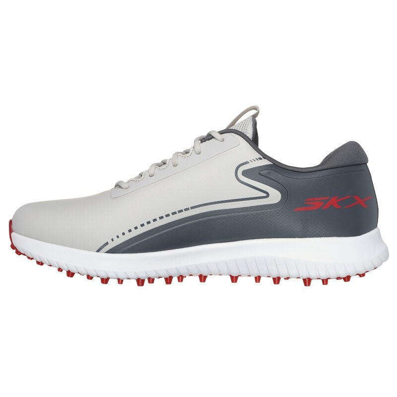 Skechers Go Golf Max 3 Spikeless Wide Golf Shoes - Grey/ Red