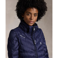 RLX Ralph Lauren Women's Basedown Quilted Full-Zip Jacket - Refined Navy