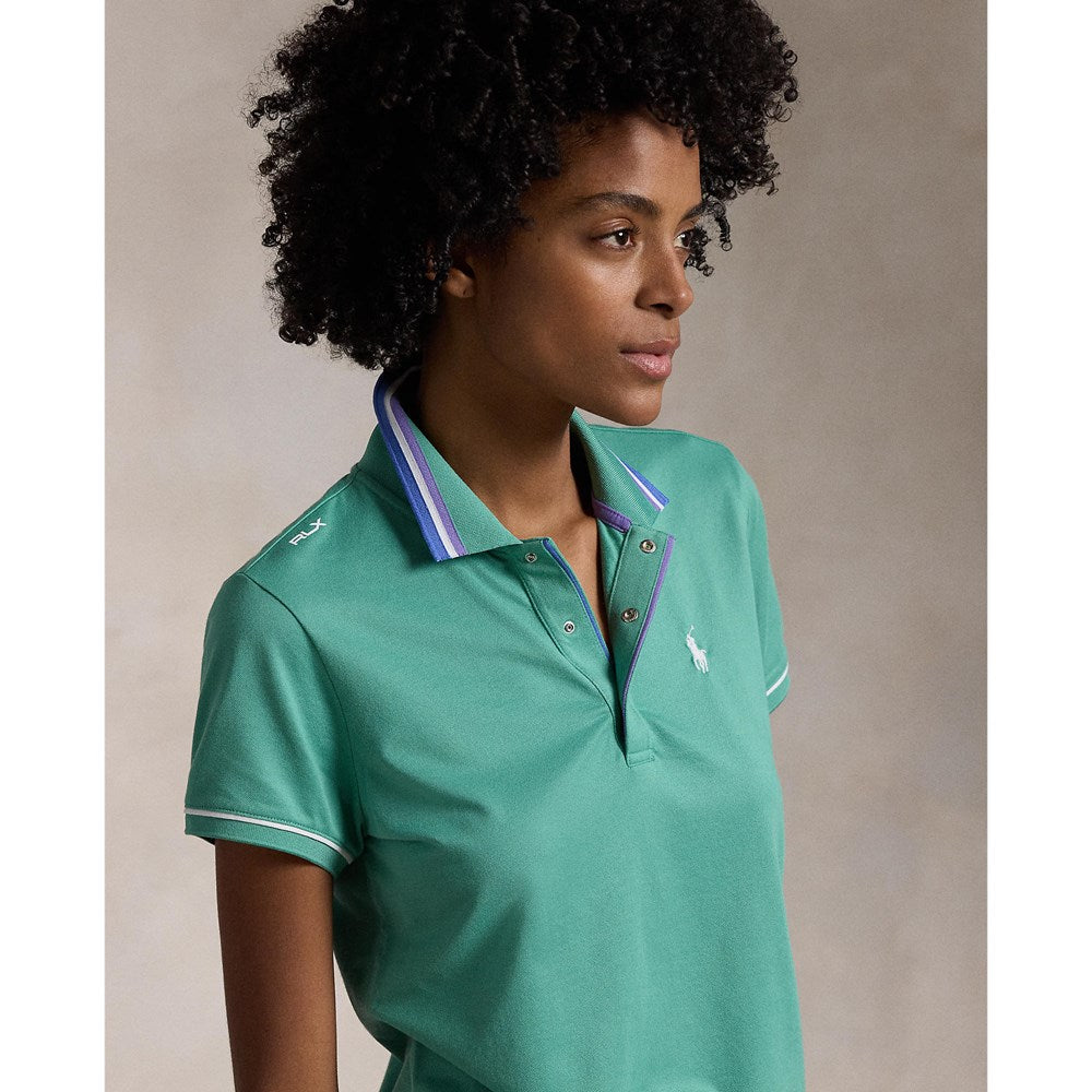 RLX Ralph Lauren Women's Tour Pique Polo Golf Shirt - Haven Green