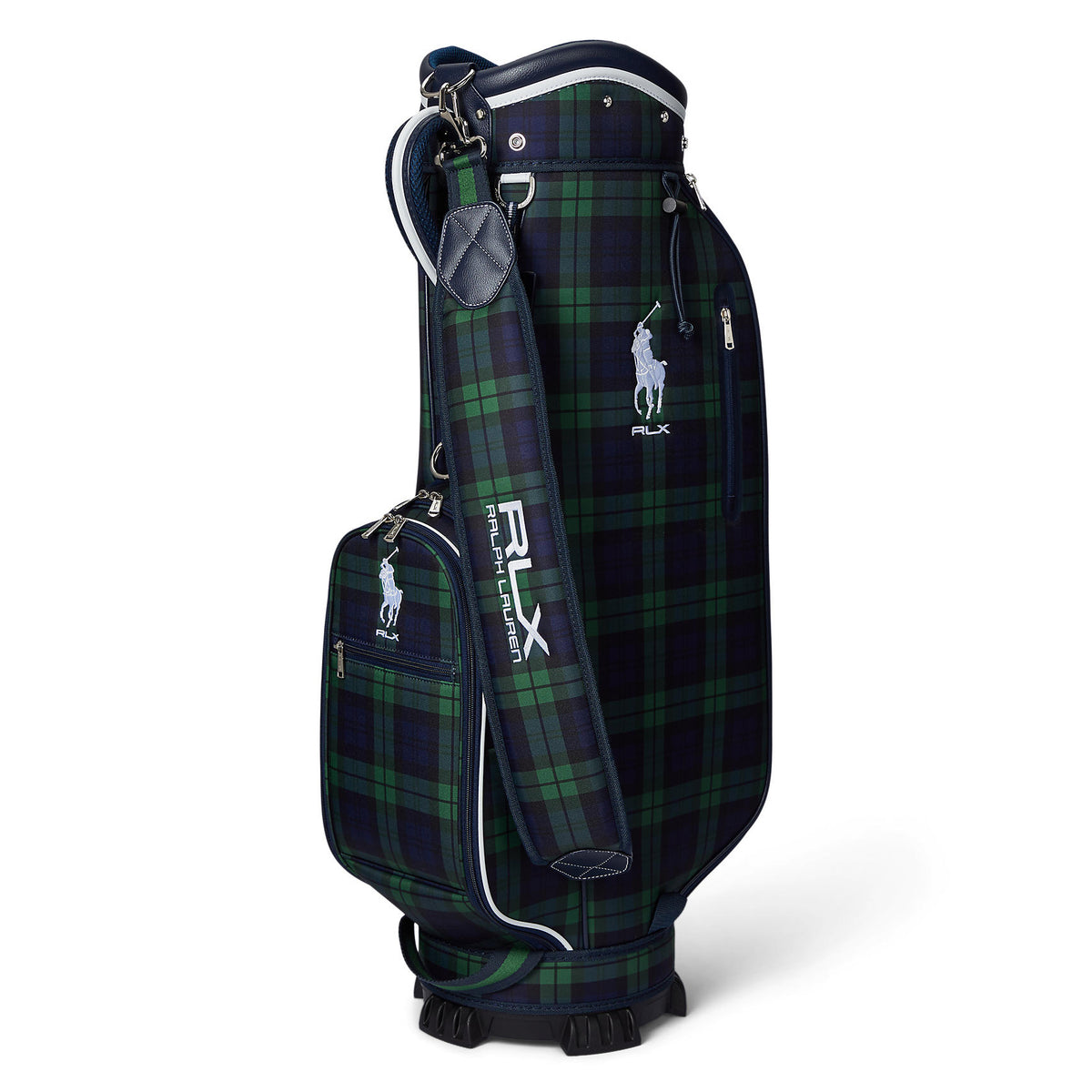 RLX Ralph Lauren Women's Pony Cart Golf Bag - Black Plaid