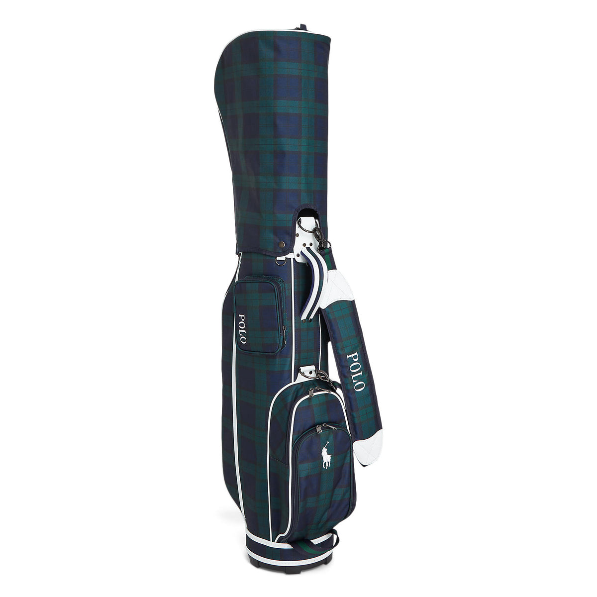 Polo Performance Ralph Lauren Women's Cart Golf Bag - Plaid/ White