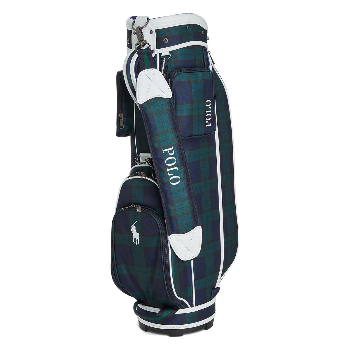 Polo Performance Ralph Lauren Women's Cart Golf Bag - Plaid/ White