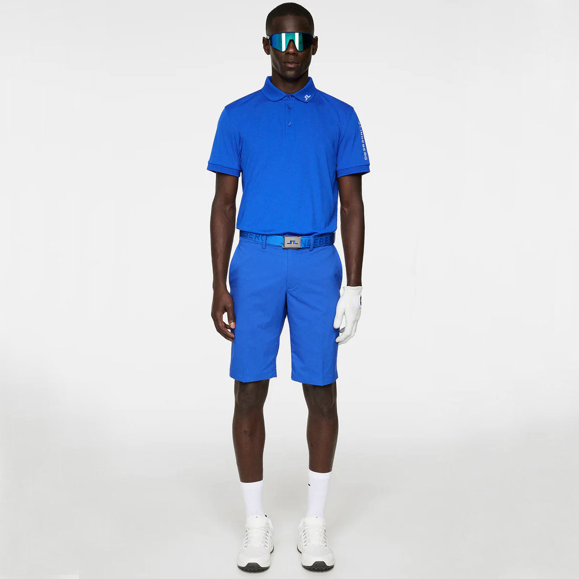 J.Lindeberg Tour Tech Reg Fit Golf Polo Shirt - Club Blue