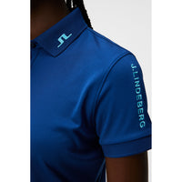 J.Lindeberg Women's Tour Tech Polo Golf Shirt - Estate Blue