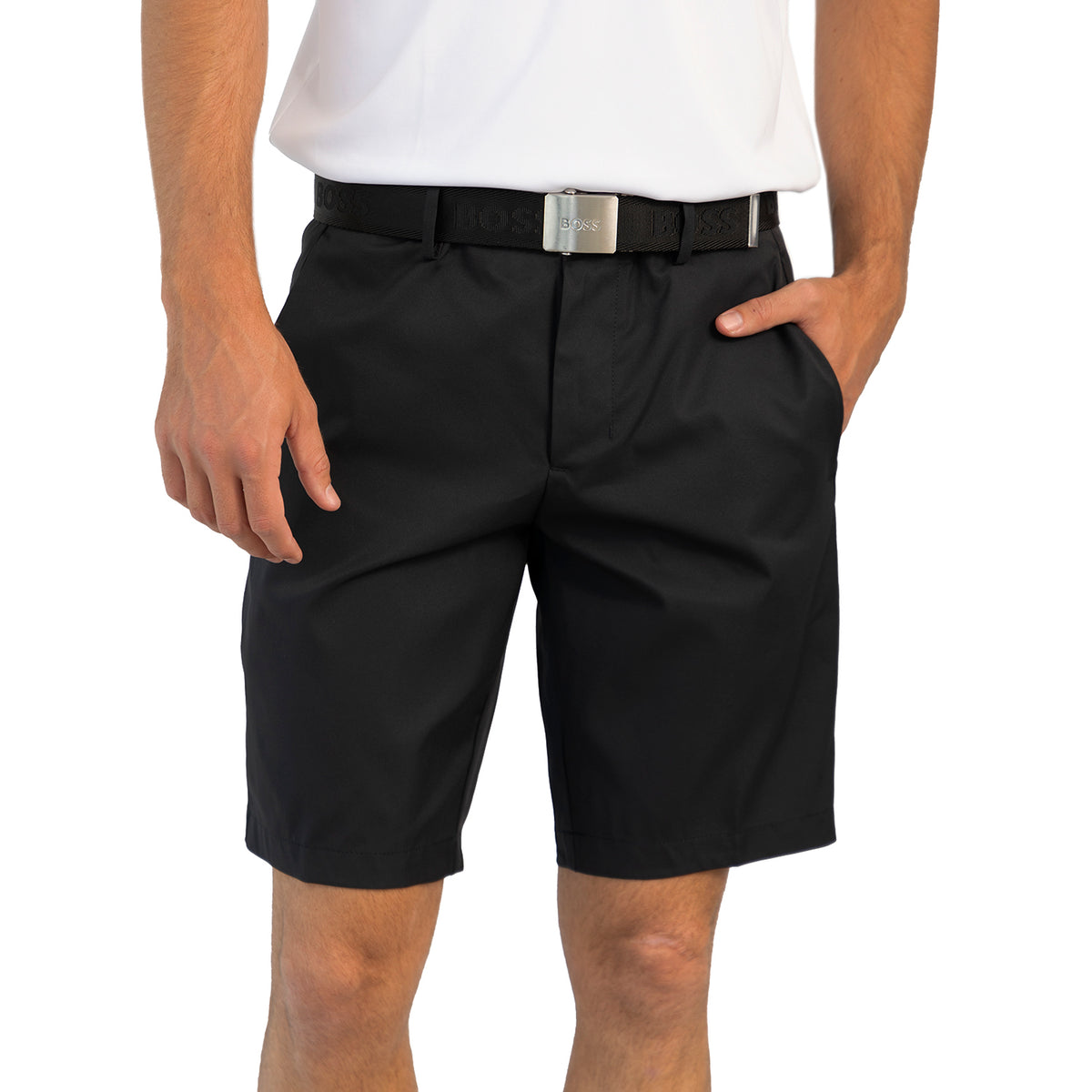 BOSS Phoenix Slim Fit Golf Shorts - Black