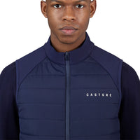 Castore Hybrid Golf Water Resistant Gilet - Midnight Navy