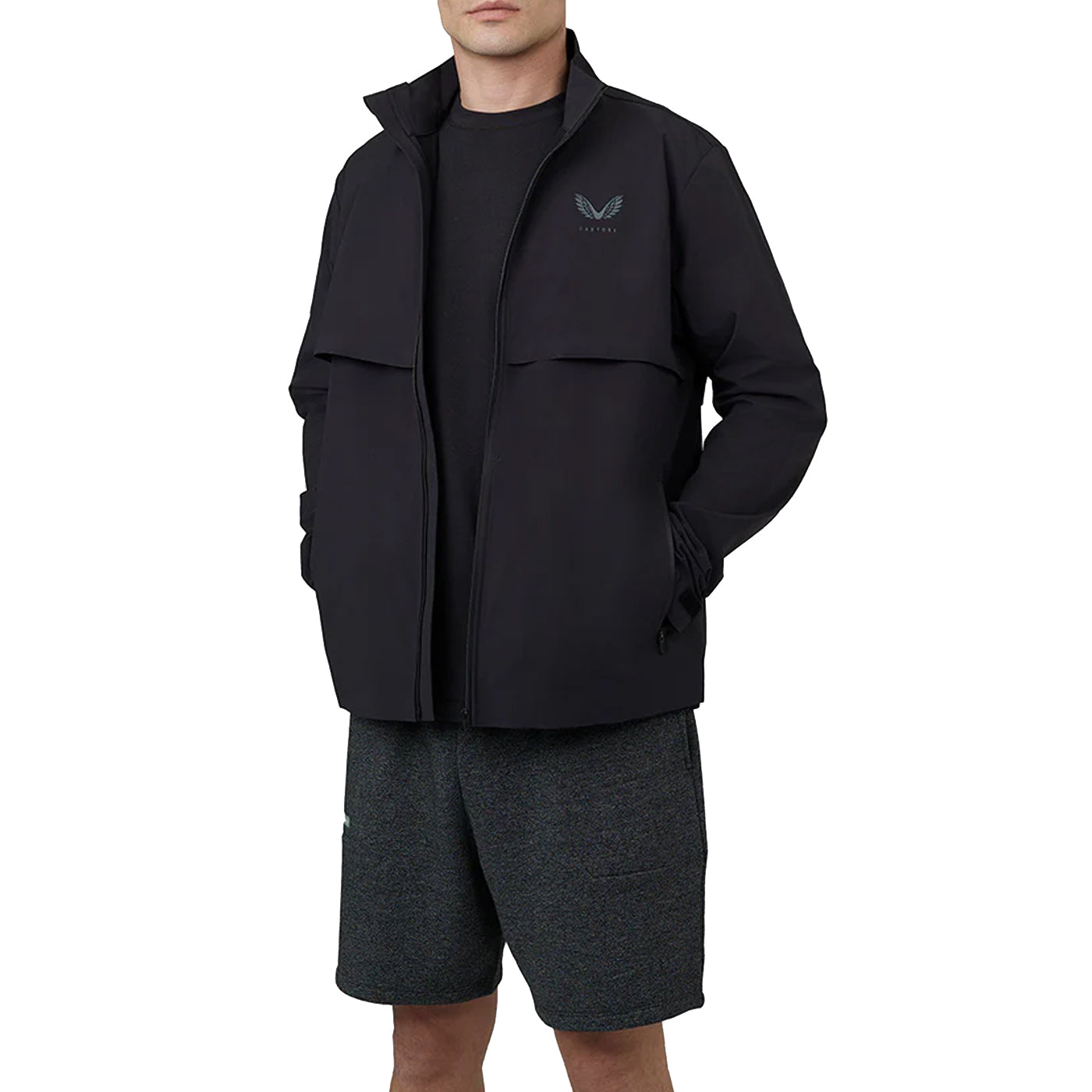 Castore Flyweight Water Resistant Golf Jacket Black