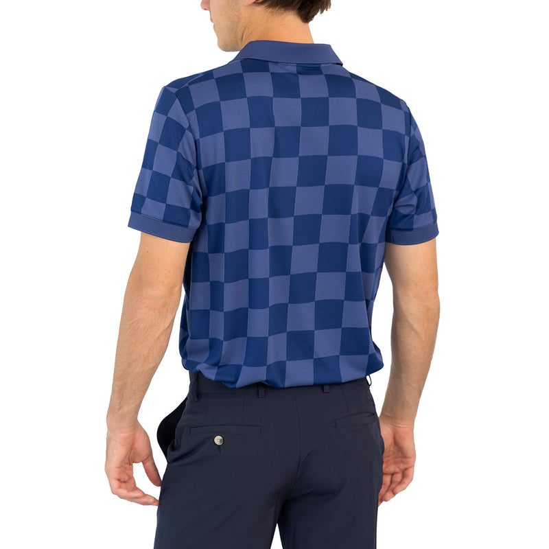 Cross Grip Golf Polo Shirt - Twilight Blue