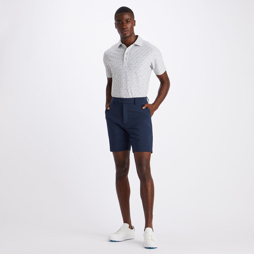 G/Fore Aye Papi Tech Pique Slim Fit Golf Polo Shirt - Nimbus