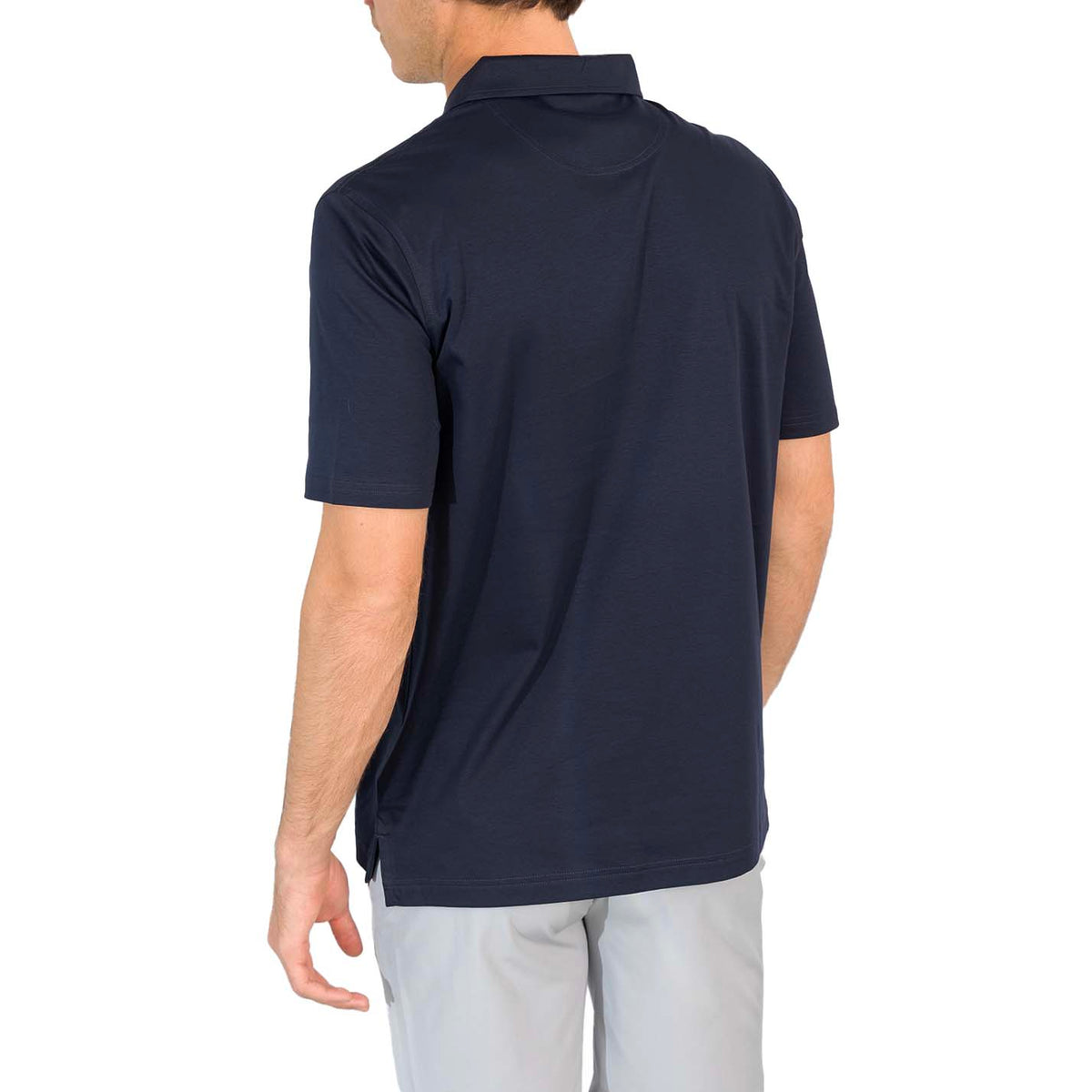 Glenmuir Tain Mercerised Cotton Golf Polo Shirt - Navy