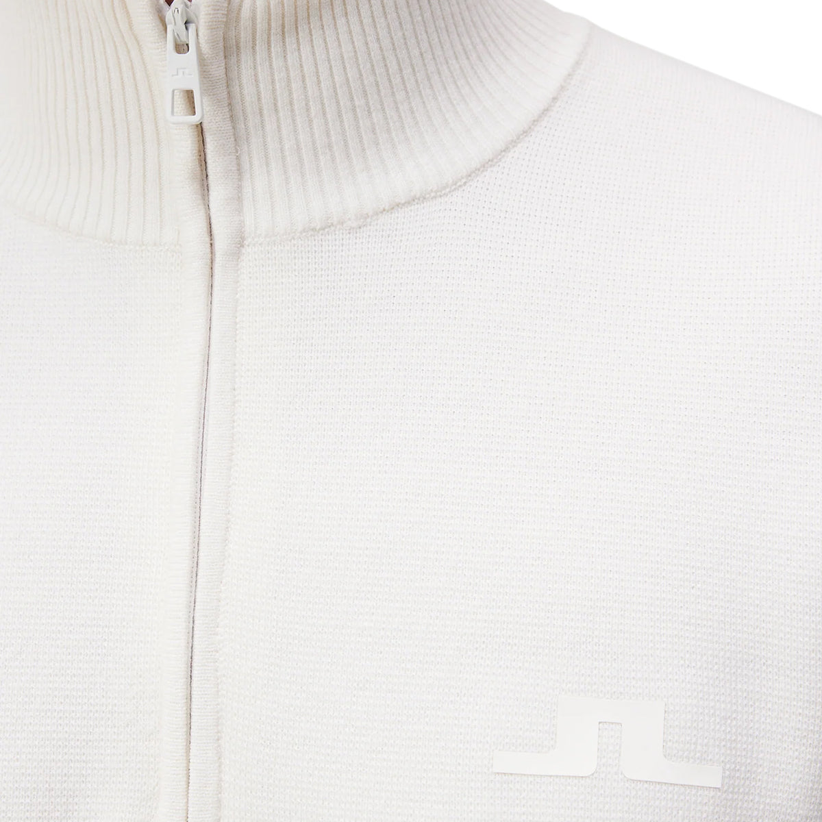 J.Lindeberg Clide Knitted Golf Sweater - White