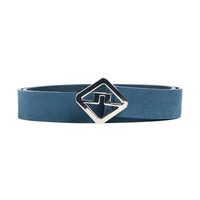 J.Lindeberg Gary Brushed Leather Golf Belt - Estate Blue