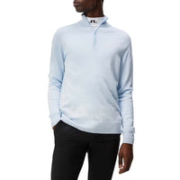 J.Lindeberg Kian 1/4 Zip Merino Golf Knit - Skyway