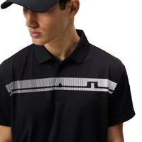 J.Lindeberg Klas Regular Fit Golf Polo Shirt - Black