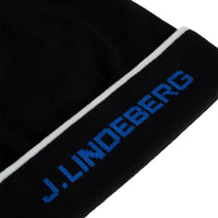 J.Lindeberg Stripe Beanie - Black