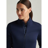 Peter Millar Women's Lumi-Knit Midweight Full-Zip Golf Midlayer - Navy