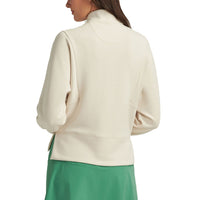 Pter Millar Women's Flora Knit Melange Half-Zip Golf Pullover - Stone