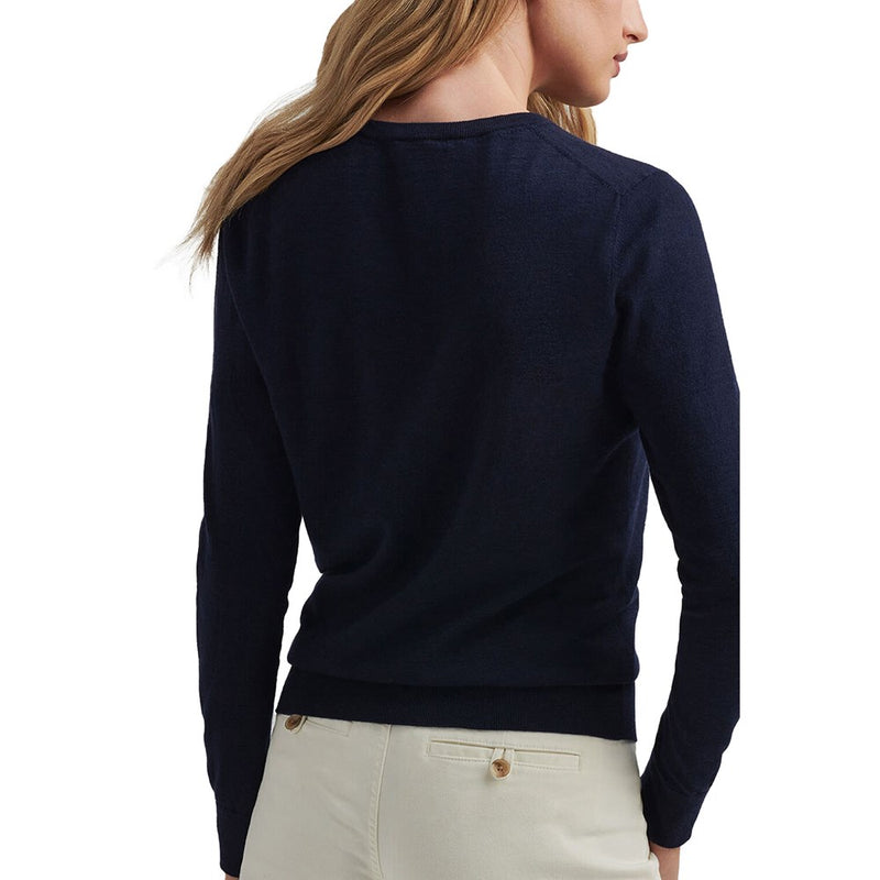 Peter Millar Women'x Excursionist Merino Flex Knitted Golf Crew - Navy