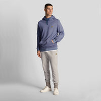 Lyle & Scott Fly Fleece Golf Hoodie - Storm Blue