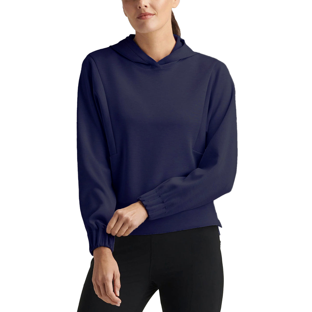 Peter Millar Women's Flora Knit Golf Hoodie - Navy