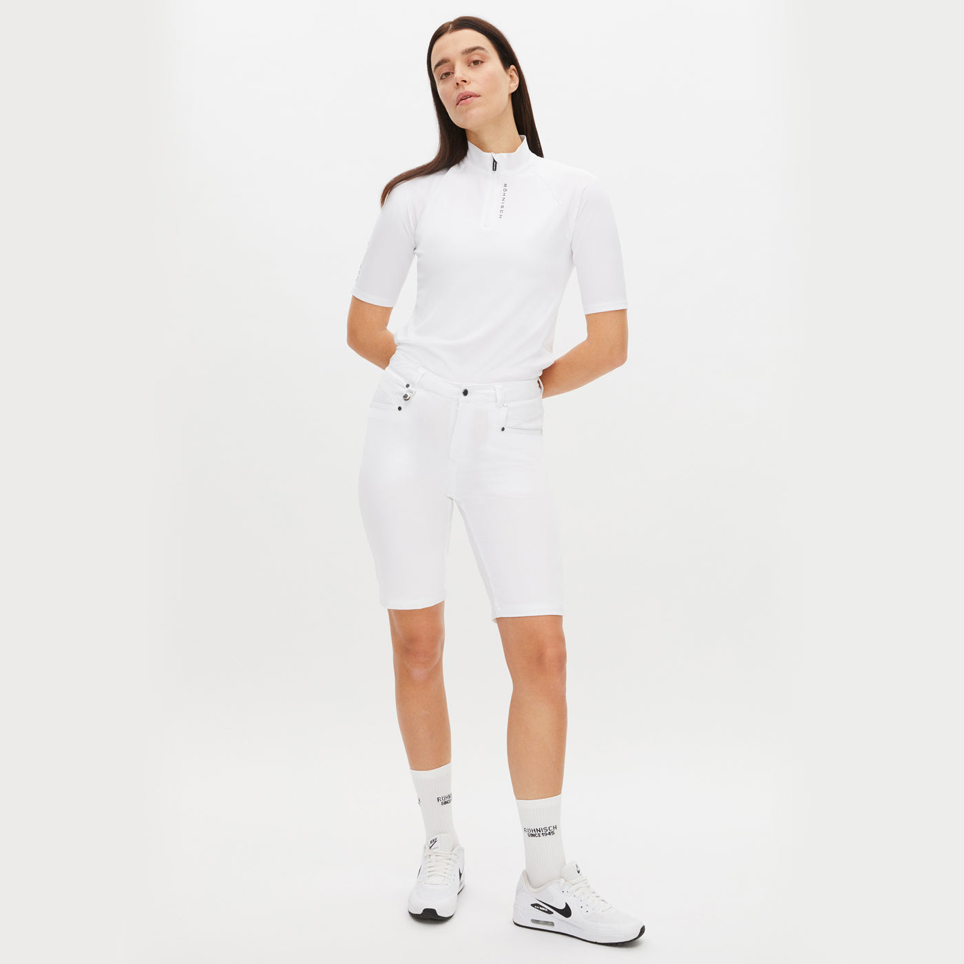 White golf shorts womens sales