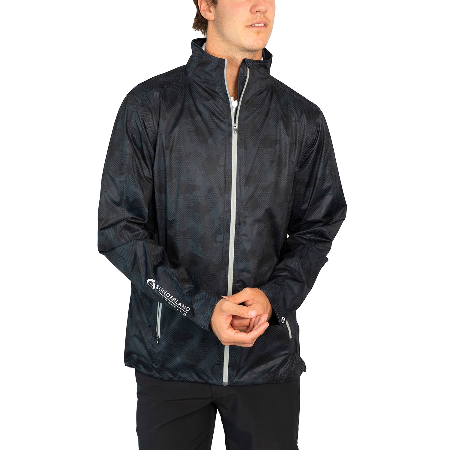 Sunderland Whisperdry Pro Lite Lightweight Waterproof Golf Jacket Bl