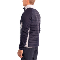 Sunderland Zermatt Padded Stretch Panel Performance Golf Jacket - Navy/ Silver