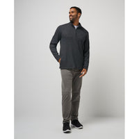 Travis Mathew Last Sunset Golf 1/4 Zip Mid-Layer - Heather Dark Grey