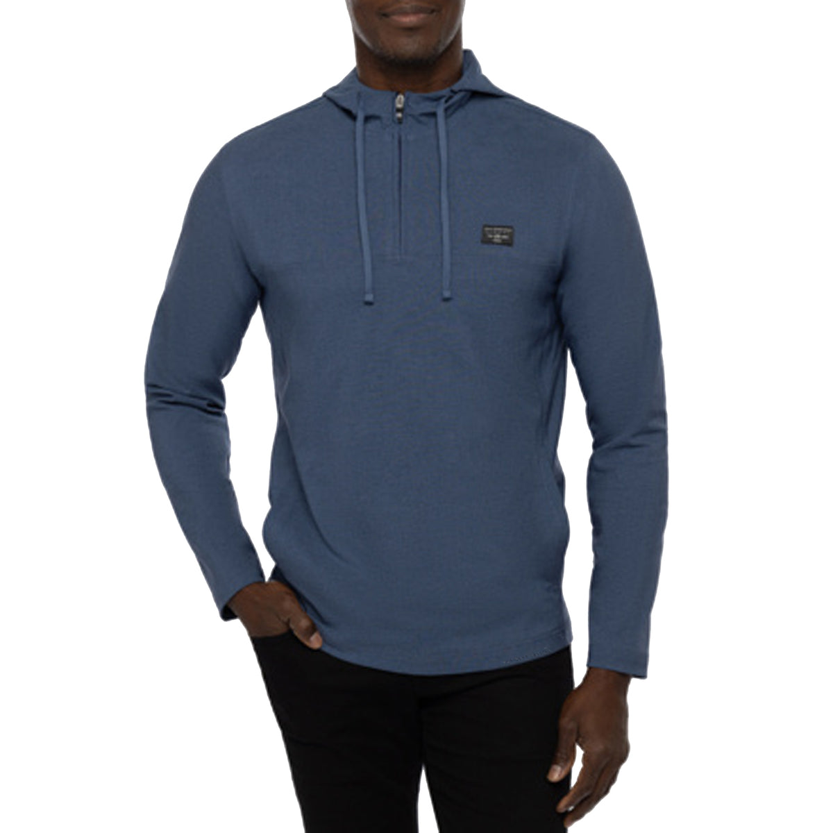 Travis Mathew Sip And Savour Golf Quarter Zip - Heather Peacoat