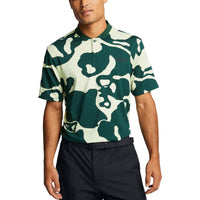 Under Armour Drive Goin' Under Golf Polo Shirt - Retro Green/Black