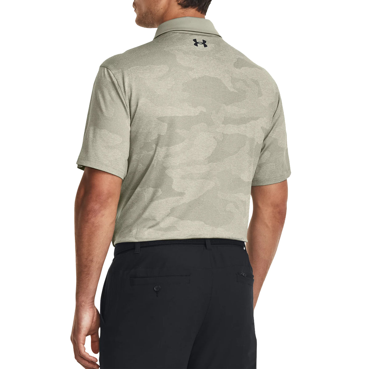 Under Armour Playoff 2.0 Jacquard Golf Polo Shirt - Grove Green/Olive Tint