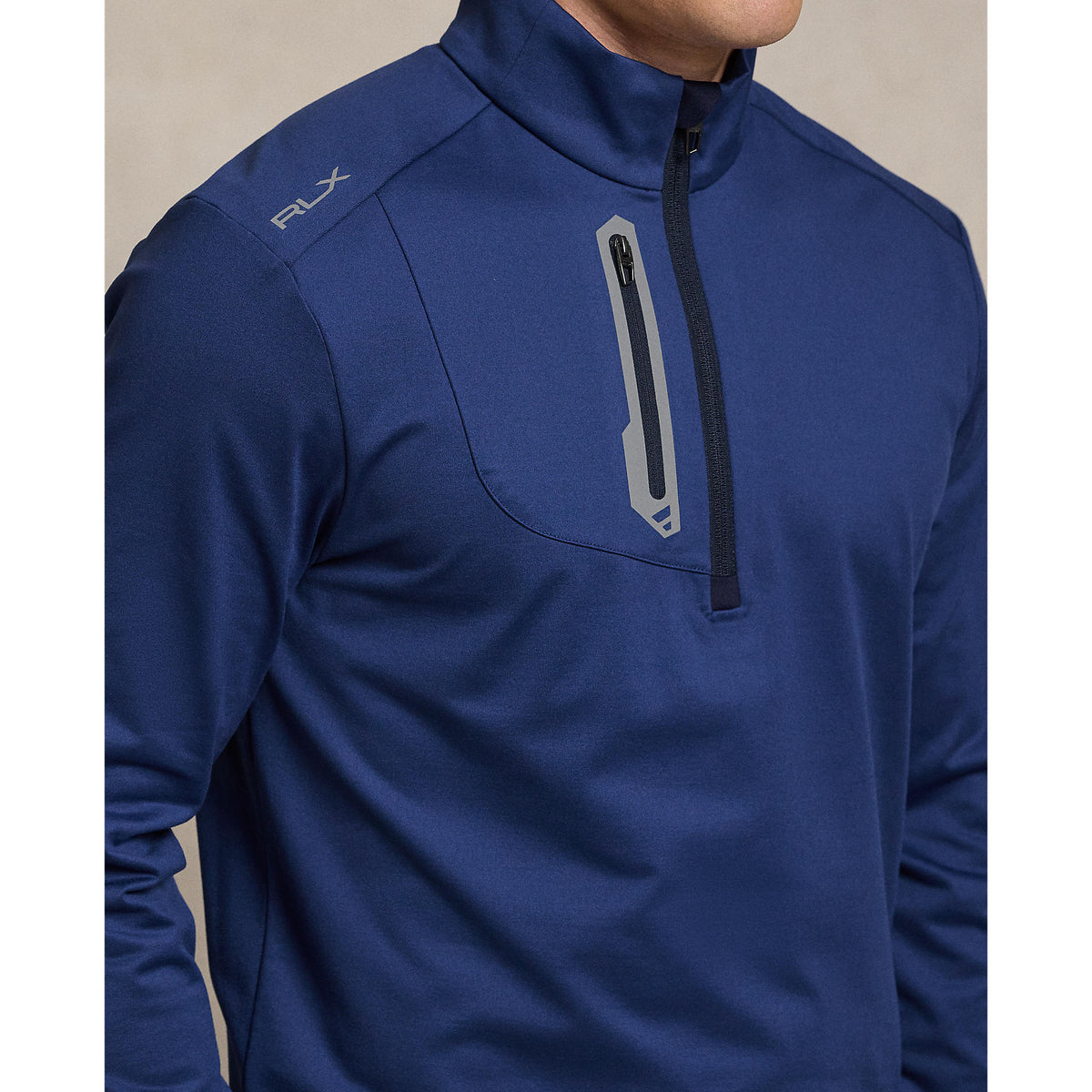 RLX Ralph Lauren Driver Stretch Jersey Golf Pullover -  Annapolis Blue