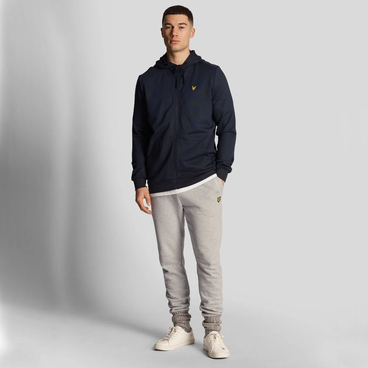 Lyle & Scott Fly Fleece Golf Hoodie - Dark Navy