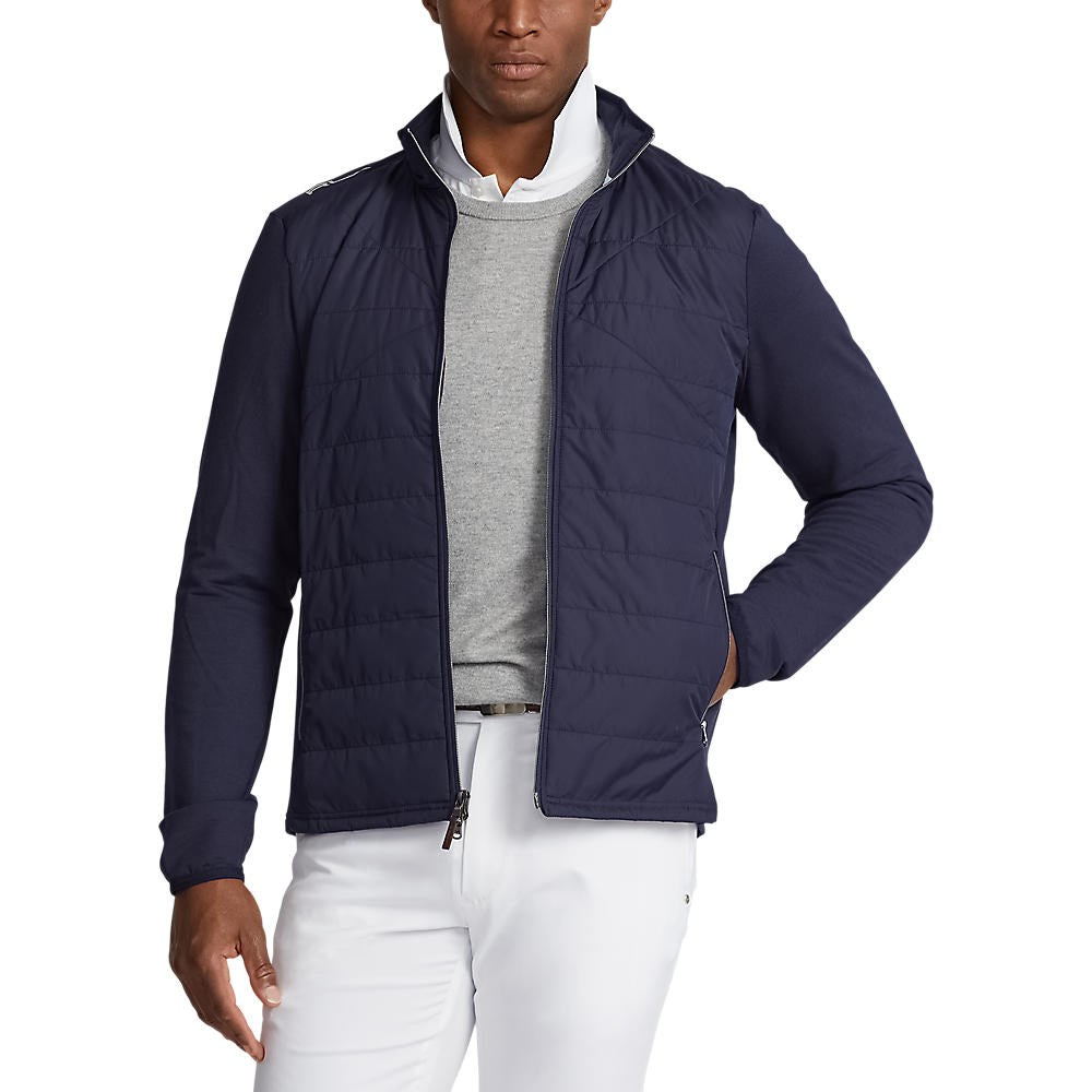 RLX Ralph Lauren Cool Wool Full Zip Jacket - French Navy