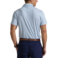 RLX Ralph Lauren Printed Lightweight Airflow Golf Polo Shirt - Estate Blue Clubhouse Tex