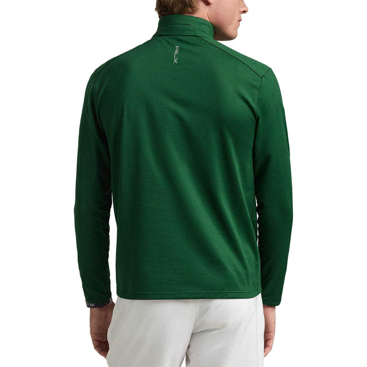 RLX Ralph Lauren Driver Stretch Jersey Golf Pullover - New Forest