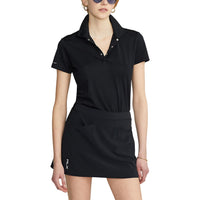 RLX Ralph Lauren Women's Tour Performance Golf Shirt - Polo Black