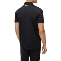 BOSS Paddytech Polo Golf Shirt - Black