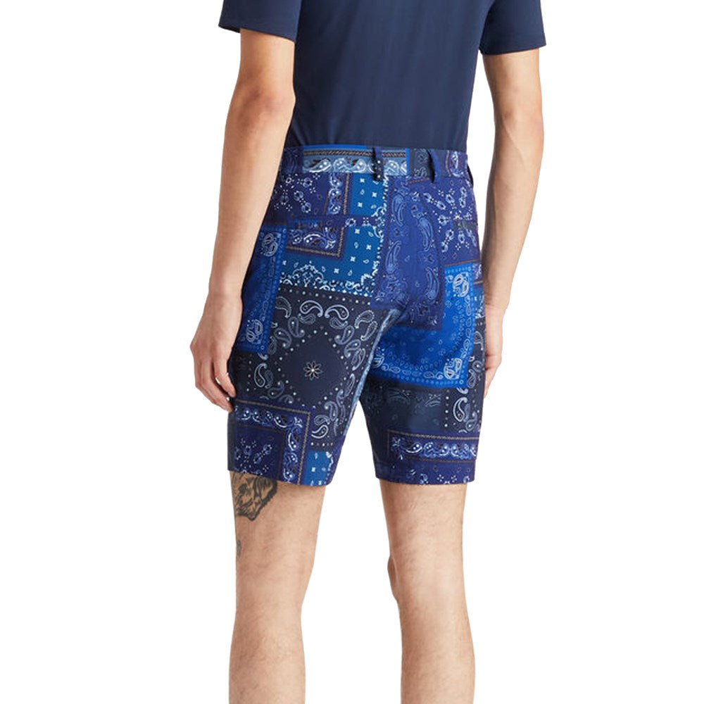 G/Fore Bandana Print Maverick 4-Way Stretch Golf Shorts - Twilight