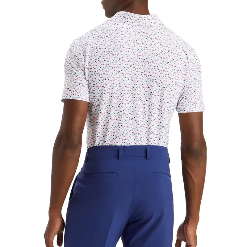 G/Fore Aye Papi Tech Pique Slim Fit Golf Polo - Snow