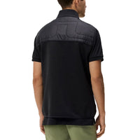 J.Lindeberg Martino Quilt Hybrid Golf Vest - Black