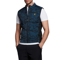 Lyle & Scott Seafoam Gilet  - Dark Navy / Light Navy