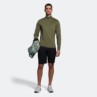 Lyle & Scott Tech 1/4 Zip Midlayer - Cactus Green