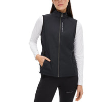 Rohnisch Women's Miles Wind Golf Vest - Black