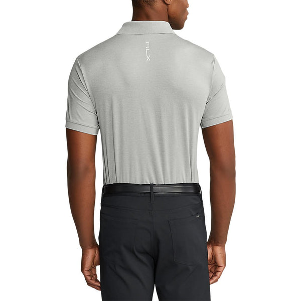 RLX Ralph Lauren Solid Airflow Performance Polo - Andover Heather