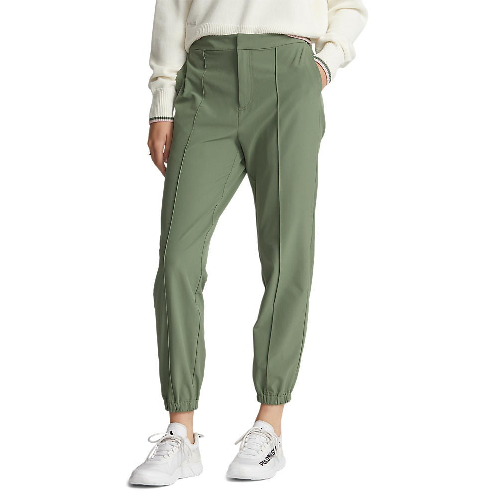 RLX Ralph Lauren Women's 4-Way Stretch Cuffed Golf Pants - Cargo Green