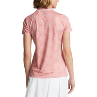 RLX Ralph Lauren Women's Printed Airflow Performance Golf Polo Shirt - Dolce Pink Petal Burst